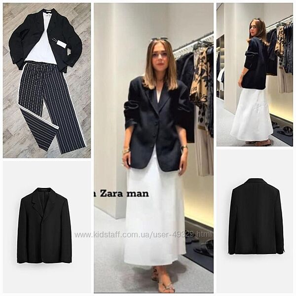 Супер стильний піджак, блейзер Zara зі 100 льону. Шикарна якість. New