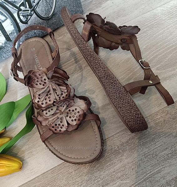 Шикарні босоніжки преміум бренду Marco Tozzi, на 38