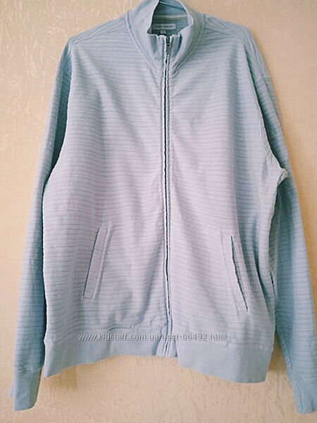 Бавовняна олімпійка/кофта на блискавці на великий зрістJoseph Abbound.