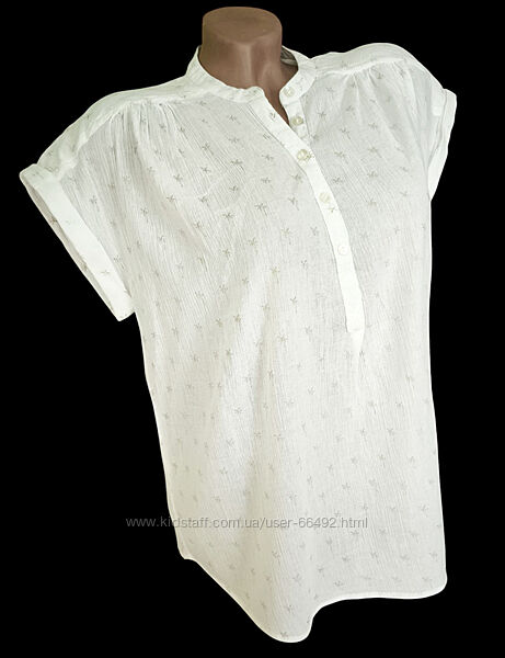 Ніжна муслінова блуза оверсайз з крихітним малюнком, оверсайз відStar mela