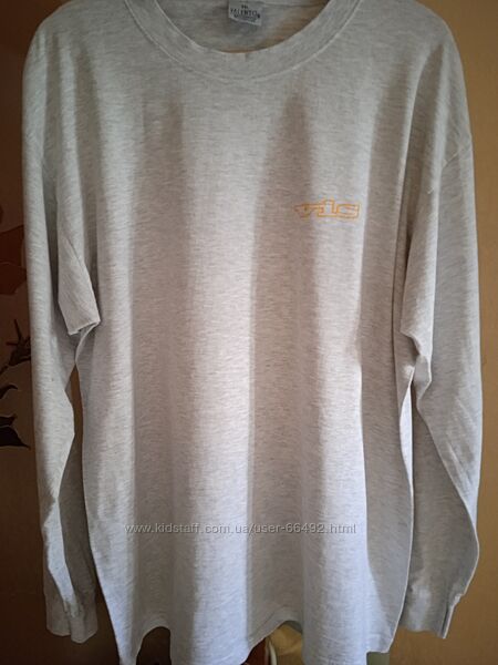 Лонгслів бавовняний великого розміру.