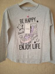 Італійський лонгслів для дівчинки 8-9 років