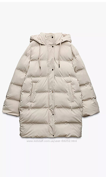 Зимове пальто ZARA Padded Hooded Windproof Anorak