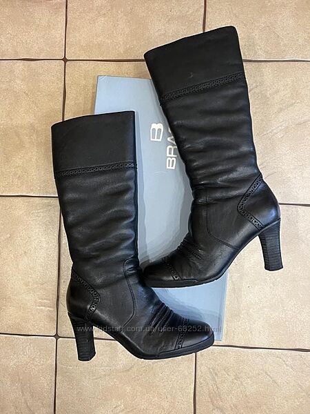 Чоботи зимові жіночі Braska. Натуральне хутро, шкіра 