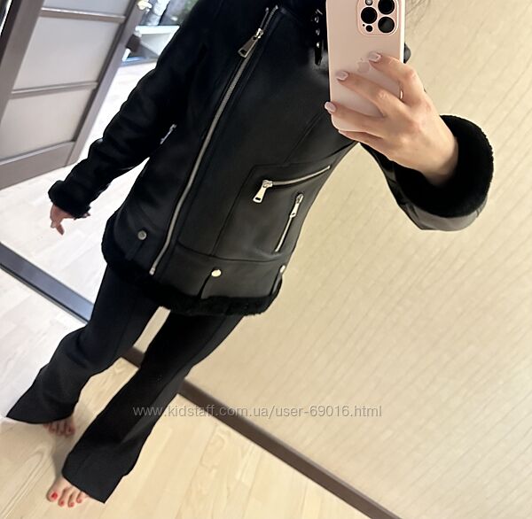 Итальянская дубленка размер на М-Л небольшую 