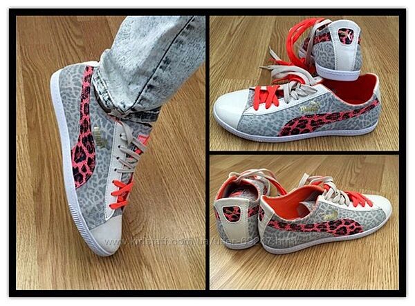 Стильні шкіряні кросівки  Puma. Оригінал 23. 5, 24