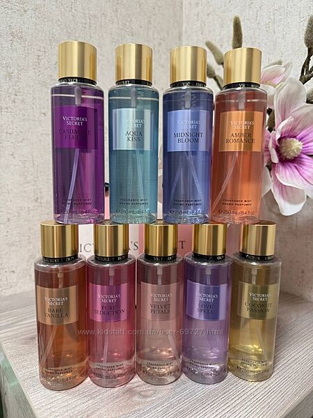 Парфумовані спреї та лосьони Victorias Secret, оригінал