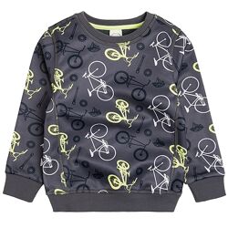 Світшот Cool Club Smyk, принт велосипеди, зріст 146