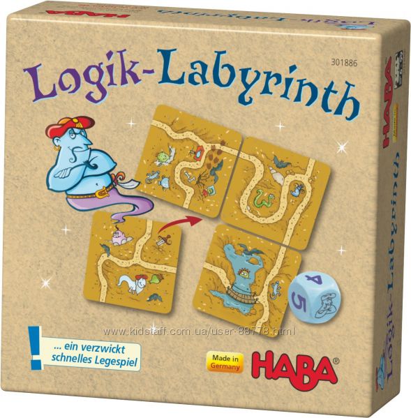 Настольная игра Логический лабиринт Хаба, Logik Labyrinth Haba 301886  