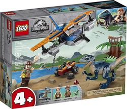 Lego Jurassic World Велоцираптор спасение на биплане 75942