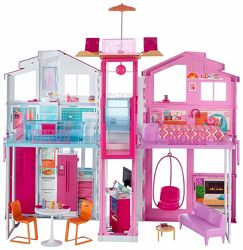 Кукольный домик Mattel Barbie Townhouse Городской дом мечты Малибу DLY32