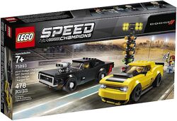 Lego Speed Champions Dodge Challenger и 1970 Dodge Charger 75893
