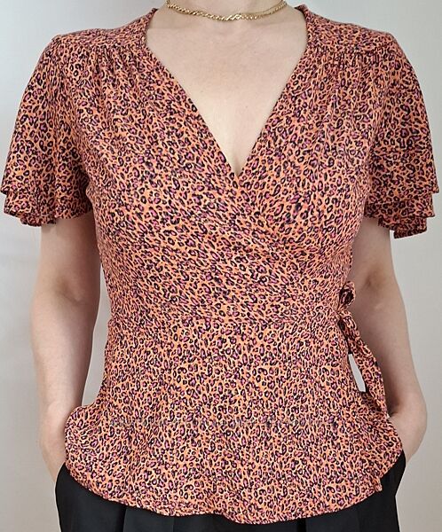 Mint Velvet блуза леопард англійський бренд  оригінал