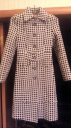 Пальто женское шерстяное теплое 