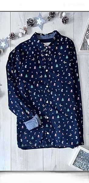 Новорічна рубашка для підлітка L. O. G. G.12-14 років