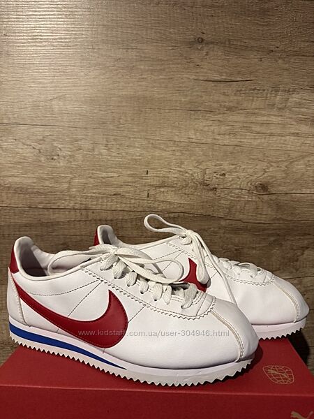 Nike Cortez white - red, кортези