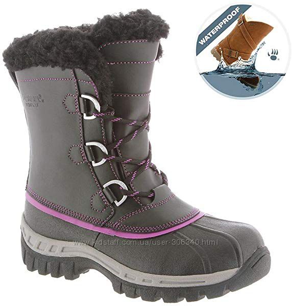 Непромокаемые зимние сапоги 32р, ботинки Bearpaw Kids Kelly Waterproof