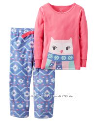 Пижама с флисовыми штанишками Carters A40564 Сова 2т