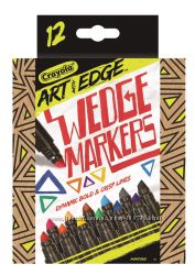 Crayola wedge markers набор 12 маркеров Art Supplies Drafting Tool