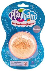 Playfoam Шариковый пластилин с блестками оранжевый sparkle