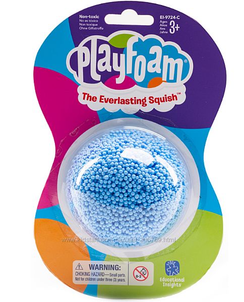 Playfoam Шариковый пластилин классический синий classic
