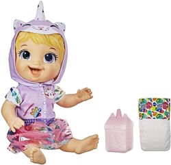 Baby Alive кукла пупс единорог Tinycorns doll unicorn, accessories, drinks,