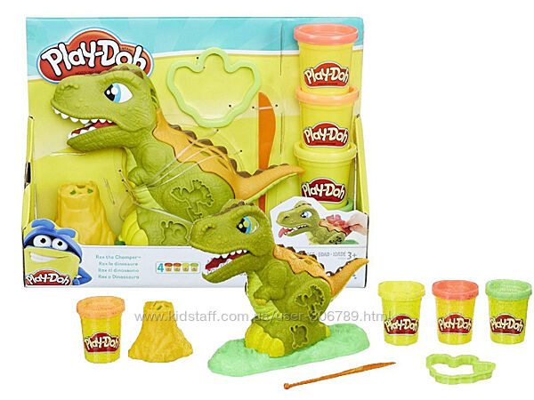 Play-Doh Rex могучий Динозавр the Chomper Dinosaur игровой набор пластилина