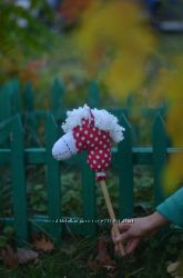 лошадка на палке для самых маленьких подарок на новый год