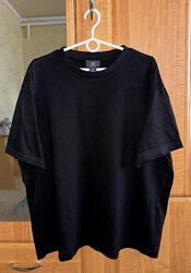 Черная хлопковая футболка