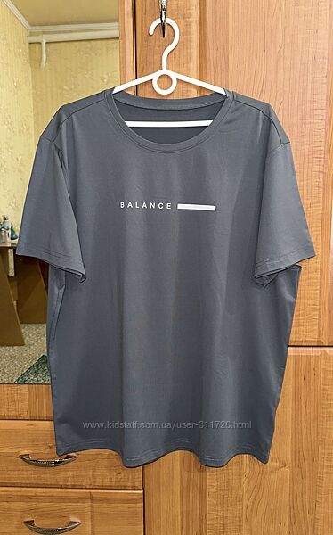 Футболка мужская серая