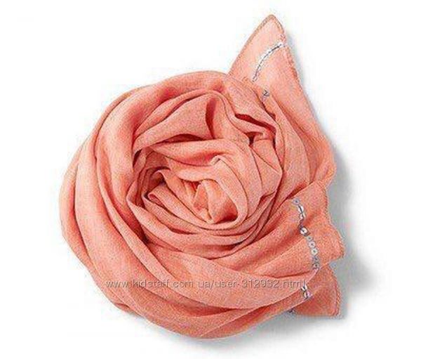 Хлопковая шаль - шарф женский   размер 118х163  ТСМ TCHIBO