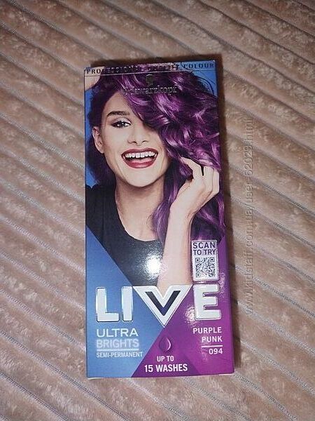 Фарба для волосся Schwarzkopf Live Ultra Brights 094 Purple Punk