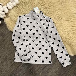 Дитяча водолазка  гольф сірий мікі Five Stars