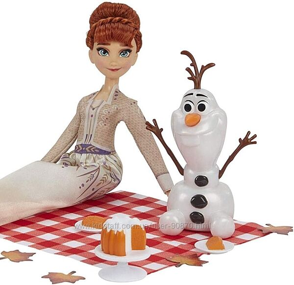 Лялька Анна і Олаф осінній пікнік Фроузен 2 Disney Frozen 2 Anna and Olaf&acutes