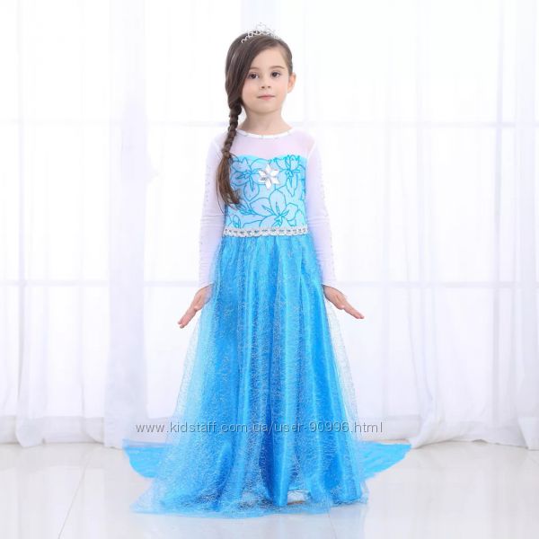 Платье Эльза со шлейфом Мечта девочек