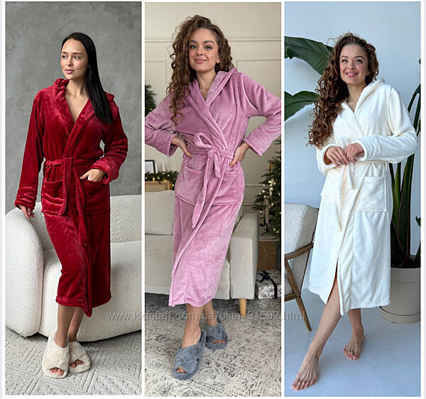 Халат жіночий махра S -2 XL розміри , гарна якість  