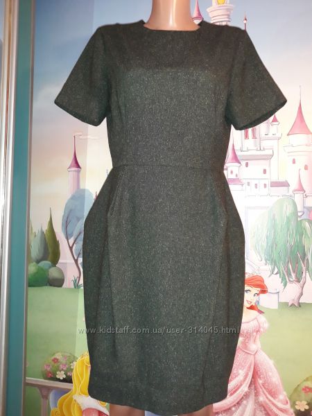 Гламурное, шерстяное платье футляр от COS р. М46