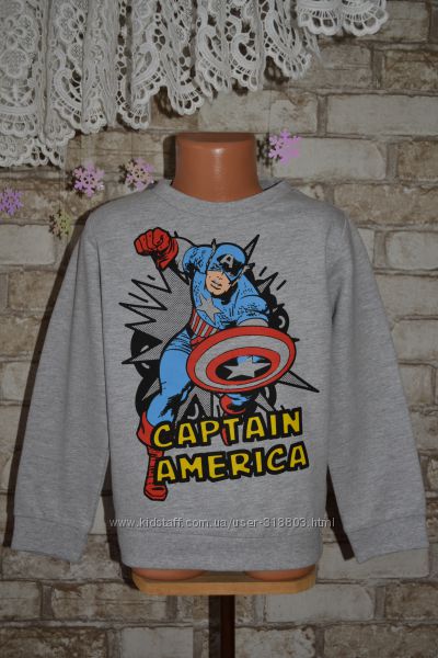 Свитер Marvel 5 - 6 лет, 110 - 116 см.