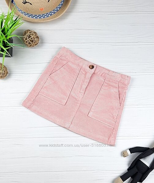 Стильная вельветовая юбочка от H&M 1.5-2 года, 86 - 92 см. 