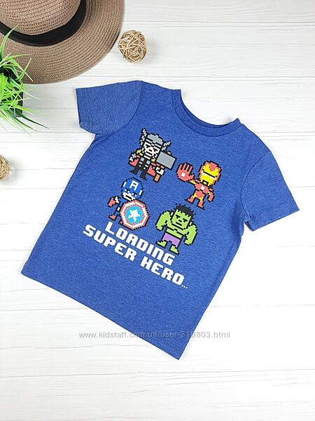 Футболочки от Bluezoo, Marvel и George 3-4 года, 98-104 см.