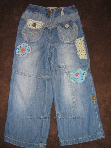 Легкі літні джинси для дівчинки