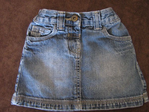 джинсова міні юбка 