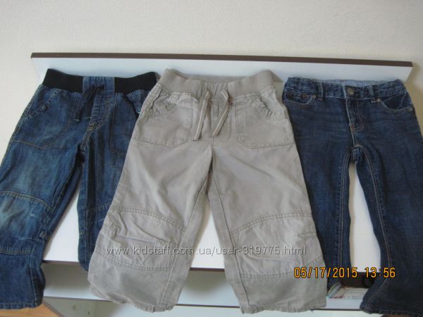 Джинсы и штаны на лето 98-104 рост.