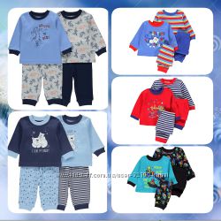Новые пижамы для мальчика на любой вкус GEORGE р. 6-9, 9-12, 12-18, 18-24ме