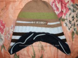 Шапка шапочка демисезонная кепка D. Star 54 р. зимняя теплая 6 7 8 лет шарф