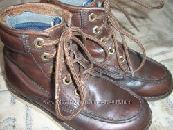 Ботинки демисезон на осень-весну 18, 5 см стелька натуральная кожа шнурки 