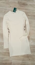 Сукня на дівчину стильна молочна беж