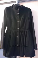 Пальто деми черное H&M после химчистки XS