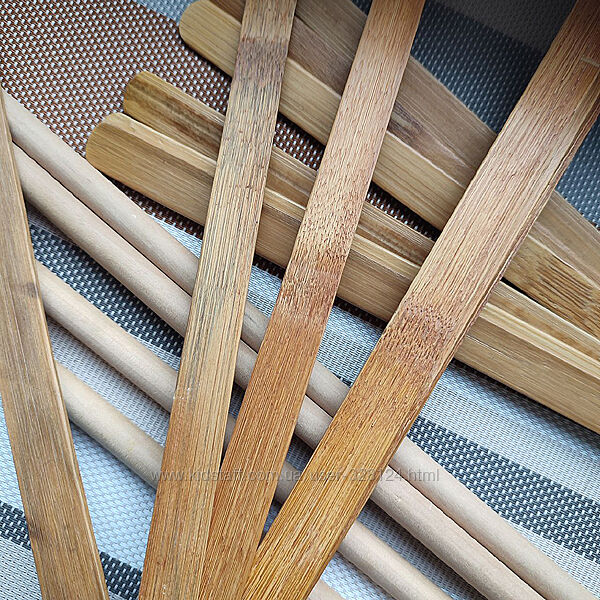 Деревянные палочки, бамбуковые планки для макраме, панно и пр. Набор