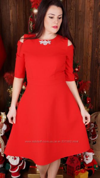 Шикарное красное платье Новинка 
